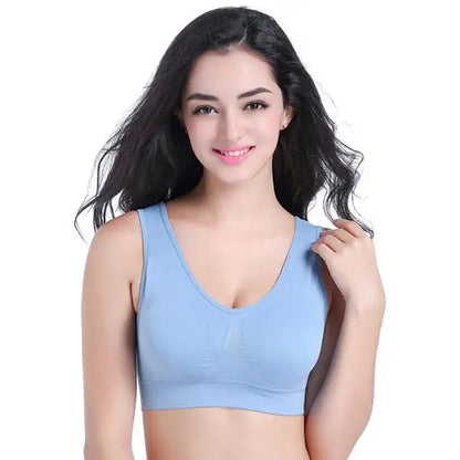 S–7XL Plus Size Seamless Wireless Bra